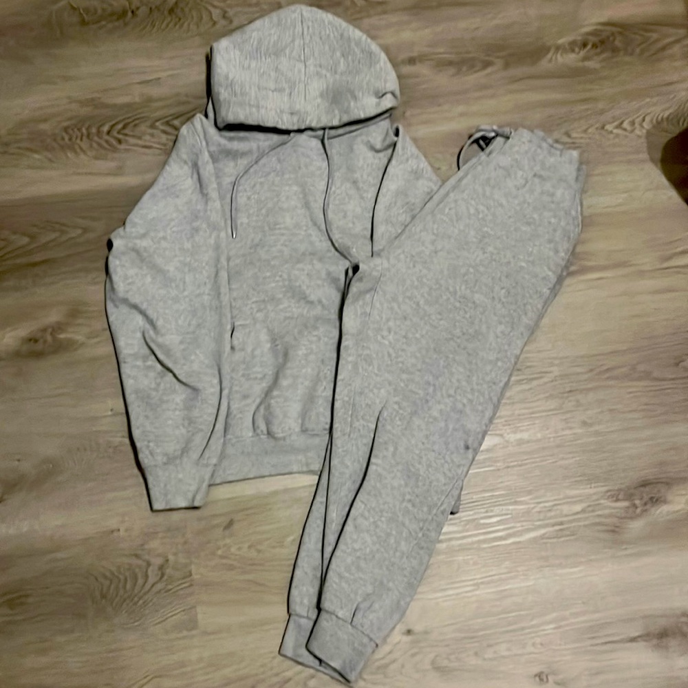 Grey Fleece Sweatsuit